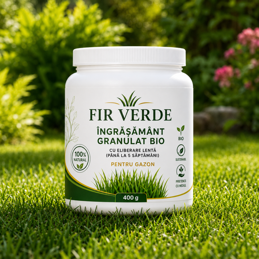 FirVerde - Ingrasamant granulat BIO pentru Gazon