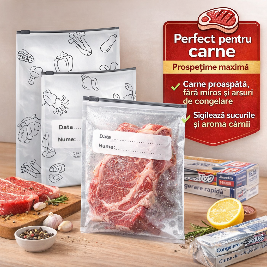 Pungi Aluminiu Set 10 + 10 GRATIS