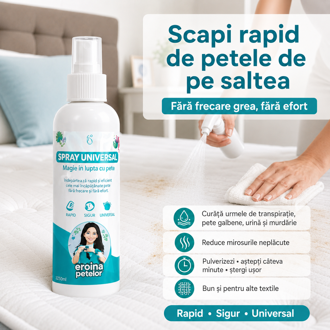 Spray împotriva petelor - Eroina petelor