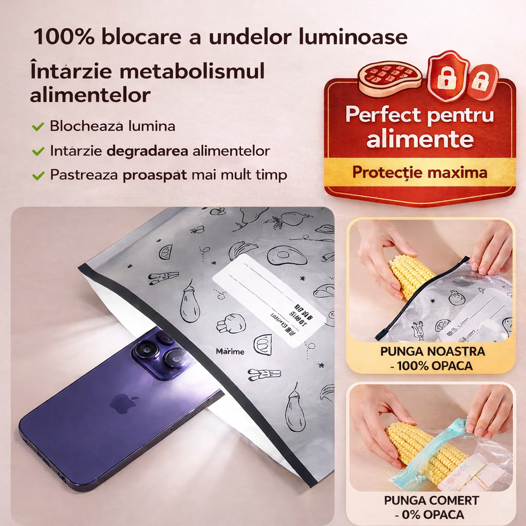 Pungi Aluminiu Set 10 + 10 GRATIS