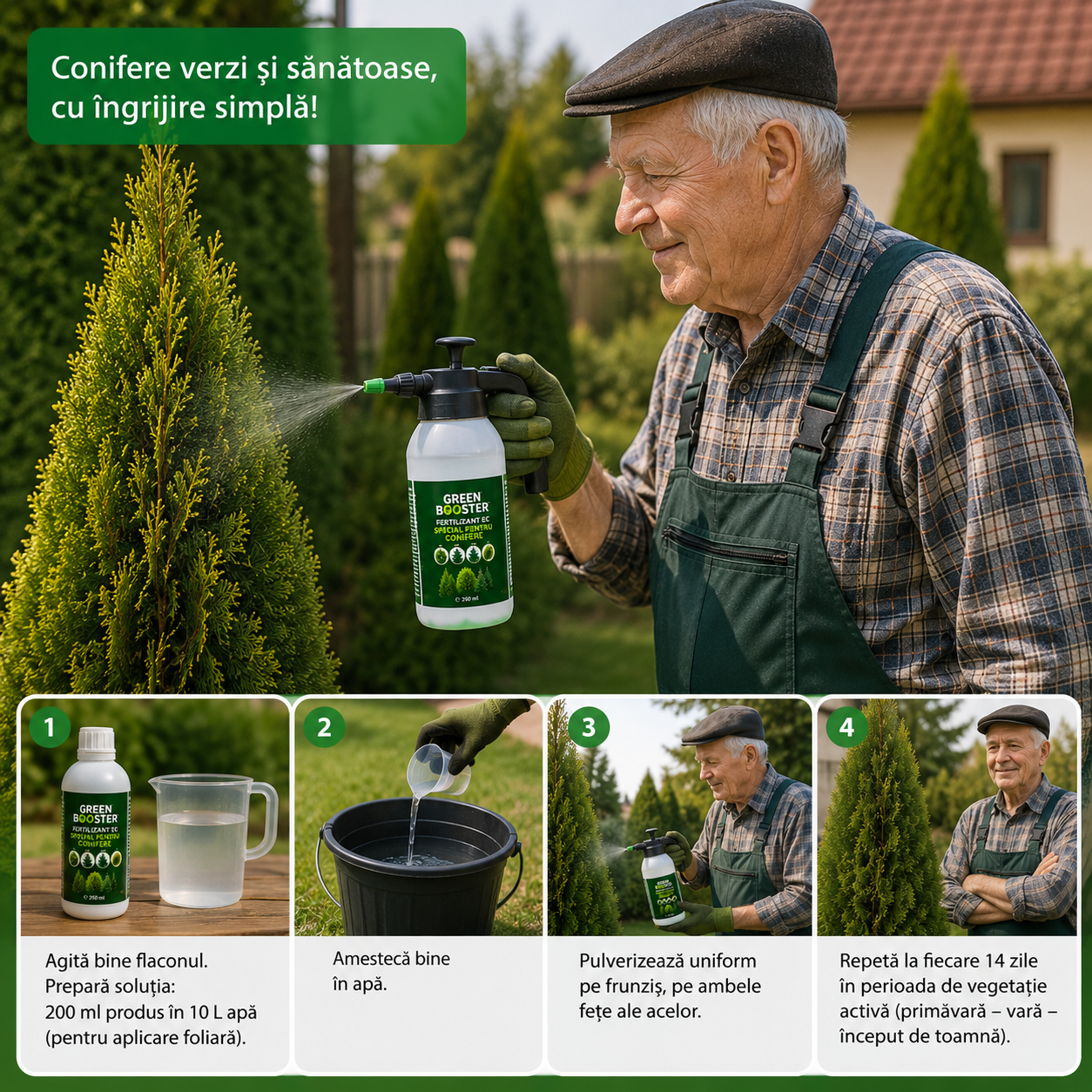 Fertilizant EC, special pentru conifere, ConiferBooster