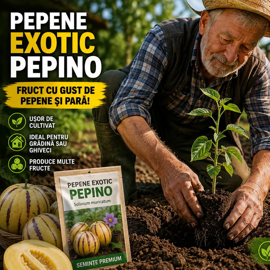 Semințe Pepene Exotic - PepinoMax